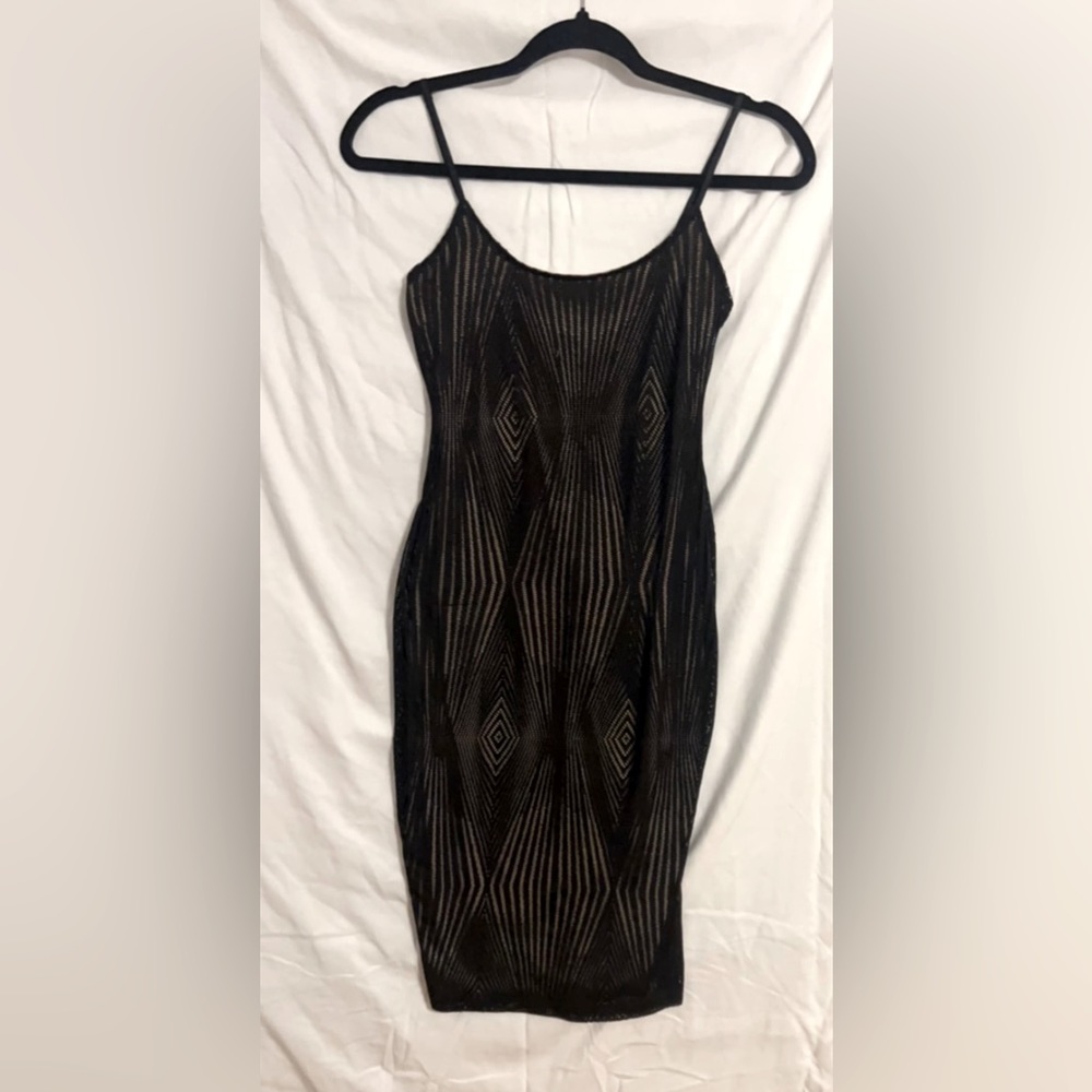 Black dress Guess, size small, stretch.